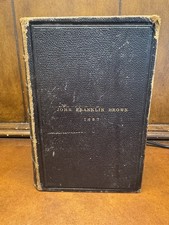 Antique 1862 Holy Bible Old and New Testaments Oxford John Franklin Brown Copy comprar usado  Enviando para Brazil