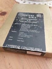 Cambridge concord kjv for sale  Swedesboro
