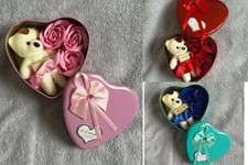 Herzförmige box teddybär gebraucht kaufen  Bonn