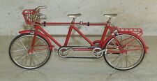 Usado, Bicicleta tandem vintage miniatura vermelha brinquedo 10" bicicleta de metal com freios de trabalho comprar usado  Enviando para Brazil