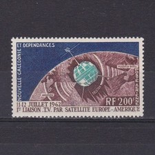 NOWA KALEDONIA 1962, Sc #C33, Telstar, Space, MH na sprzedaż  Wysyłka do Poland