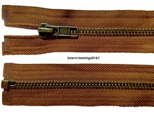 Fermeture Éclair, Marron Doré, Laiton Antique Dents, Bout Ouvert ,No 5, Tailles, używany na sprzedaż Fermeture Éclair, Marron Doré, Laiton Antique Dents, Bout Ouvert ,No 5, Tailles, używany na sprzedaż  Wysyłka do Poland