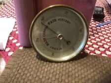 Brass barometer short for sale  TADLEY