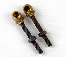 Pair vintage threaded for sale  RUTHIN