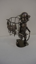 Weinflaschenhalter figur metal gebraucht kaufen  Mörlenbach