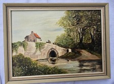 Vintage signed painting for sale  GILLINGHAM