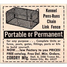 Cordry mfg kennel for sale  Hinckley