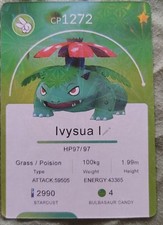Cartão Pokemon Go Ivysuar impresso incorretamente. MUITO RARO, VÁRIOS ERROS!! Leia a descrição comprar usado  Enviando para Brazil