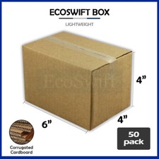 50 6x4x4 ecoswift papelão Embalagem se movendo caixas de entrega embalagens caixa de papelão corrugado, usado comprar usado  Enviando para Brazil