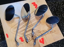 Espelho retrovisor redondo direito vintage clássico Honda OEM motocicleta enduro  comprar usado  Enviando para Brazil