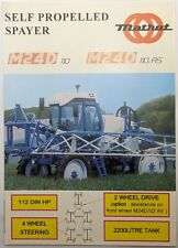 Folheto de vendas de pulverizador autopropulsado Matrot Maestria, c 1997 - M24D 110 e 110AS comprar usado  Enviando para Brazil