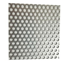 5mm Foro x 8mm Pece x 1mm Spesso Acciaio Inox 304 Perforata Rete Foglio Nuovo comprar usado  Enviando para Brazil