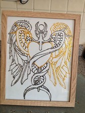 Hand painted tattoo for sale  STOKE-ON-TRENT