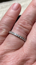 Memoirering platin 950 gebraucht kaufen  Schwetzingen