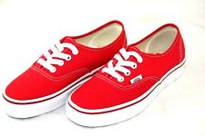 ZAPATO DE SKATE DE LONA VANS AUTÉNTICO ROJO VN-0EE3RED UNISEX ZAPATILLAS segunda mano  Embacar hacia Argentina