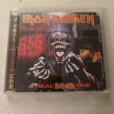 IRON MAIDEN - A Real Dead One CD 1993 w/ Double Sided Poster Metal, usado comprar usado  Enviando para Brazil