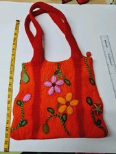 Floral felted tote for sale  BOURNEMOUTH