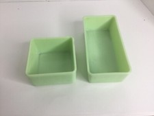 Parte inferior do recipiente de geladeira Jeannette Glass Jadeite - leia a descrição comprar usado  Enviando para Brazil
