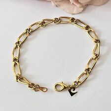 Usado, Linda pulseira de corrente folheada a ouro Pierre Cardin década de 1980 7,5 polegadas comprar usado  Enviando para Brazil