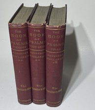 1894 Expositors Bible Psalms Volume I - 3 By Alexander Maclaren Psalms comprar usado  Enviando para Brazil