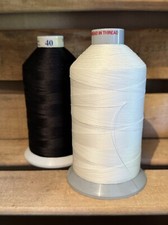 Spools white black for sale  NEWPORT