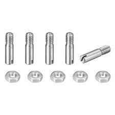 5Pcs Slotted Cylindrical Pin, M2.5 x 8mm 304 Stainless Steel Dowel with Nut na sprzedaż  Wysyłka do Poland