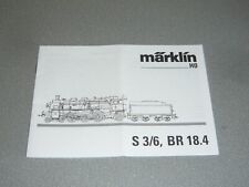 Märklin bedienungsanleitung e gebraucht kaufen  Gräfelfing