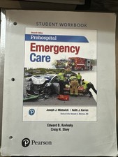 Student workbook prehospital for sale  San Diego