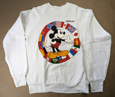 Moletom Mickey Mouse Califórnia Walt Disney Bandeiras Anos 80 Sherry Perfeito EUA Vintage comprar usado  Enviando para Brazil