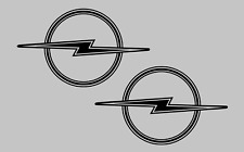 2 x Opel Emblem Kadett B • Aufkleber • Sticker • viele Farben • Logo • o19 comprar usado  Enviando para Brazil