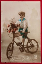 Cartolina ciclismo bambino usato  Pistoia