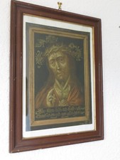 Heiligenbild jesus dornenkrone gebraucht kaufen  Kitzingen