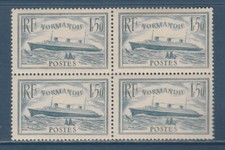 Timbre paquebot normandie d'occasion  Bourg-en-Bresse