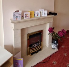 Real stone fireplace for sale  PRESTON