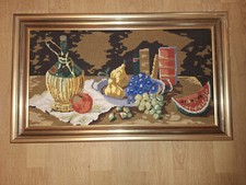 Gobelin stickbild stillleben gebraucht kaufen  Hanau