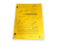 Usado, Roteiro de TV autografado assinado por elenco Numb3rs Morrow Krumholtz Hirsch +11 BAS LOA comprar usado  Enviando para Brazil