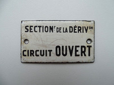 Plaque émaillée métier d'occasion  Gondreville