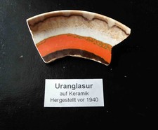 Keramik scherbe uranglasur gebraucht kaufen  Deutschland