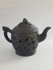 Antique Chinese  Signed  时大彬 Shi Da Bin Yixing Zisha  Double Case Teapot comprar usado  Enviando para Brazil