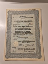 Junkers Luft- und Motorwerke Aktiengesellschaft 1942 na sprzedaż  Wysyłka do Poland
