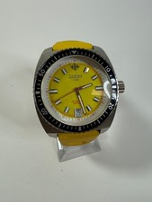 Usado, Relógio de mergulho Zodiac Sea Dragon unissex ZO2225 esporte borracha amarela quartzo 38 mm comprar usado  Enviando para Brazil