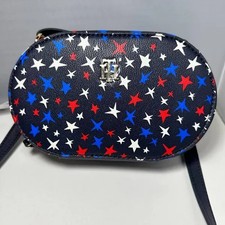 Bolsa tiracolo Tommy Hilfiger azul vermelha com design de estrela comprar usado  Enviando para Brazil