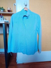 Chemise bleu blanche d'occasion  Chaulnes