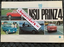 Prospekt autoprospekt nsu gebraucht kaufen  Berlin