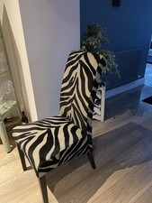 Zebra print dining for sale  WIDNES