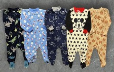 Lote de pijama bebê menino 6 meses 6-9 meses Carter's outono inverno com zíper pés dorminhoco comprar usado  Enviando para Brazil