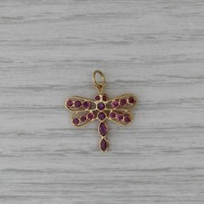 Pingente de libélula rubi ouro amarelo 18k 1,90 ctw, usado comprar usado  Enviando para Brazil