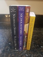 Lot of 4 Nicholas Sparks Books Romance Paperback In Very Good Condition comprar usado  Enviando para Brazil