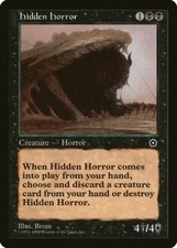 Hidden Horror - Portal Second Age - Magic the Gathering MTG, usado comprar usado  Enviando para Brazil