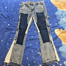 Jeans flared denim usato  Zane